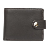 Мъжки портфейл в кафяво SILVER FLAME - колекция Button